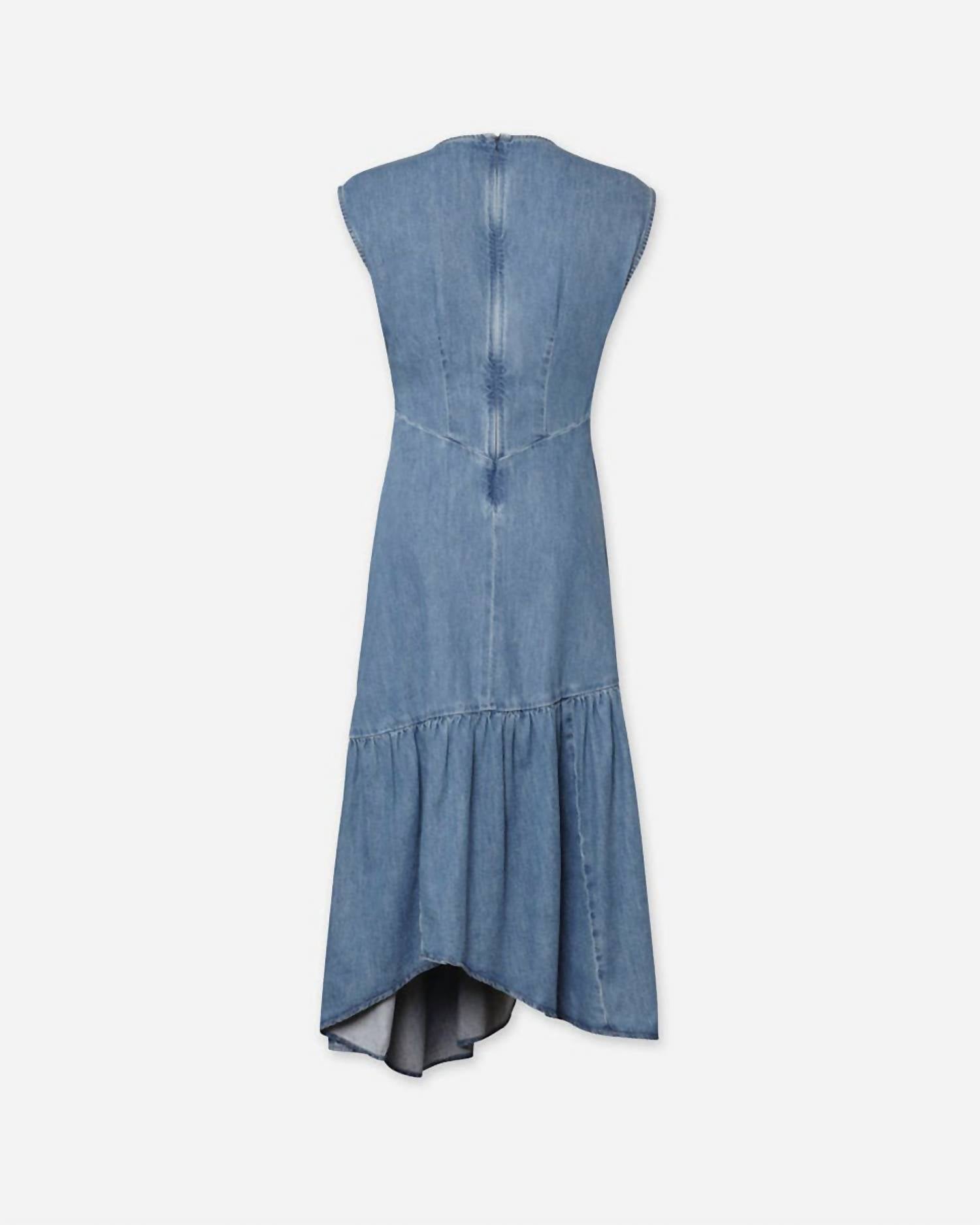 Frame - GATHERED TIER HEM DRESS