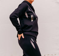 Frank Lyman - Knit Top Hoodie