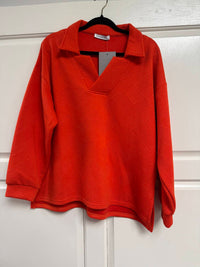See And Be Seen - Women's Textured Top With Collar