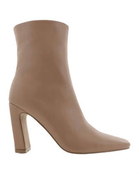BiLLiNi Women's Iva Block Heel Bootie in almond - women's shoe