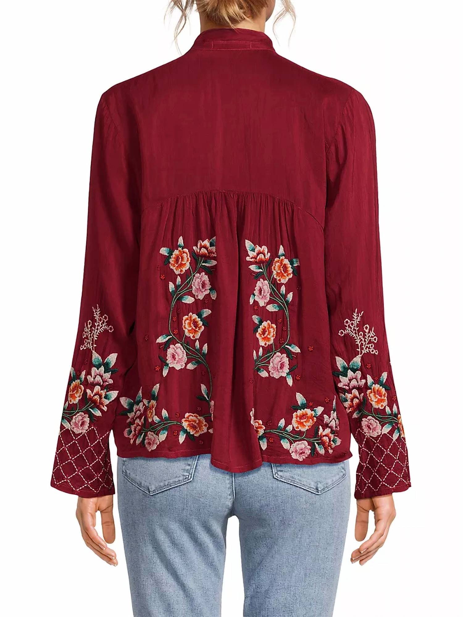 Johnny Was - Fargo Embroidered Blouse