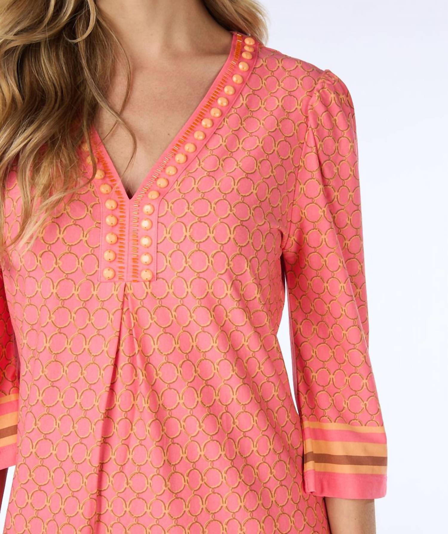 Esqualo - Cara Chain Print Dress