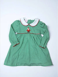 Petit Bebe - Girl's Santa Stripe Dress