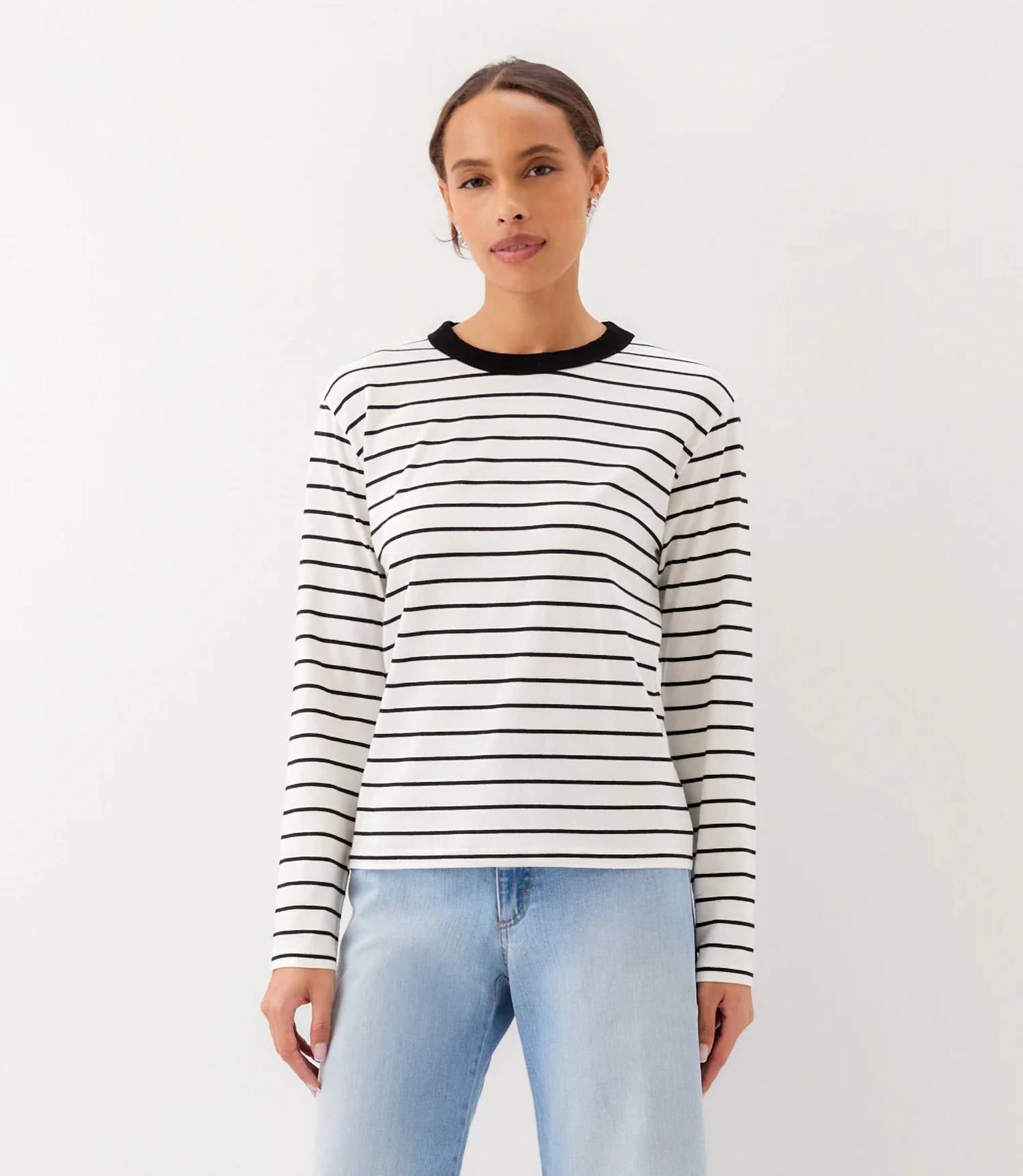 Karen Kane - Stripe Long Sleeve Top