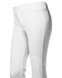 Rip-It Women's 4-way Stretch Pro Softball Pants in white - women's pants - detail view