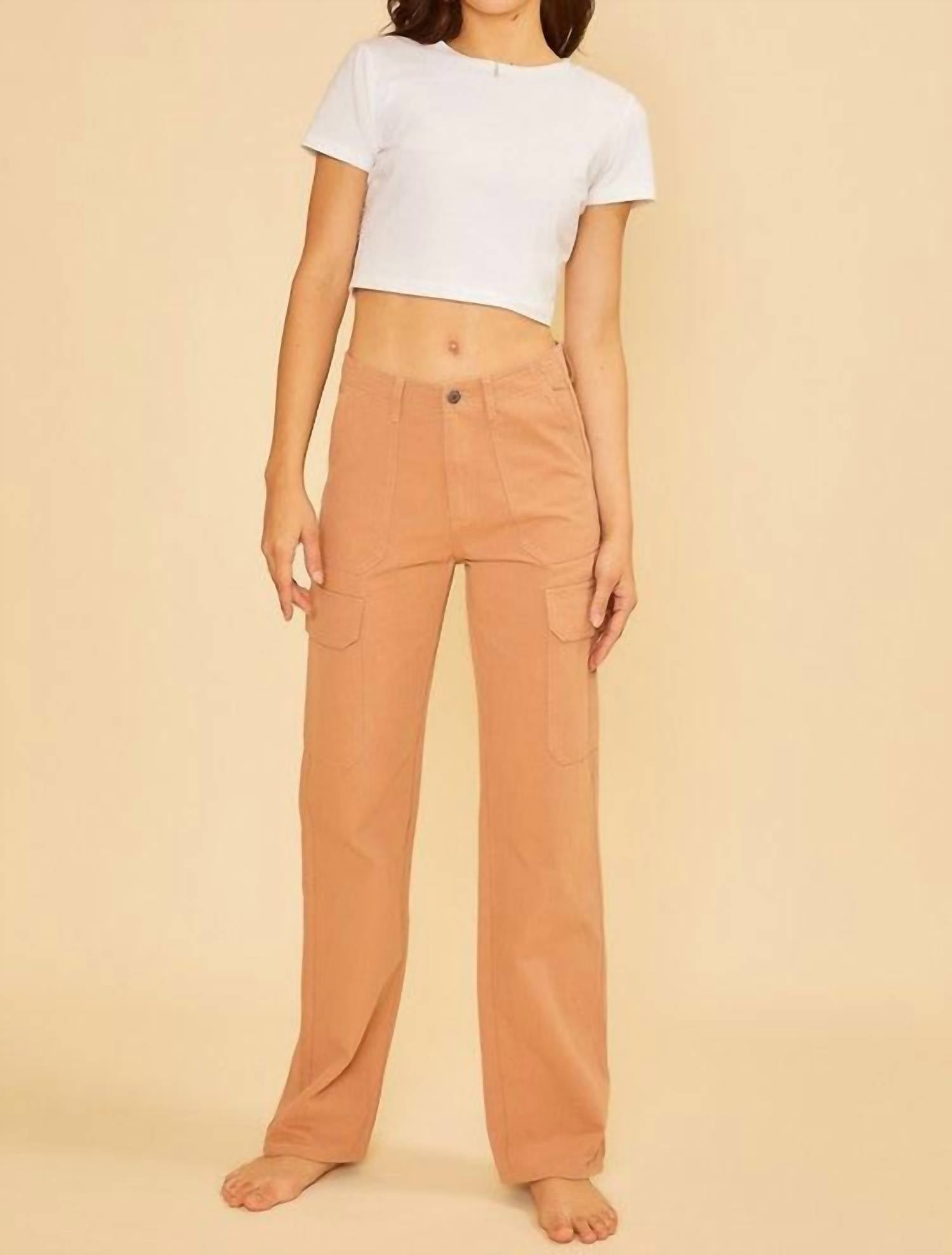 Anniewear - Straight Leg Cargo Pants