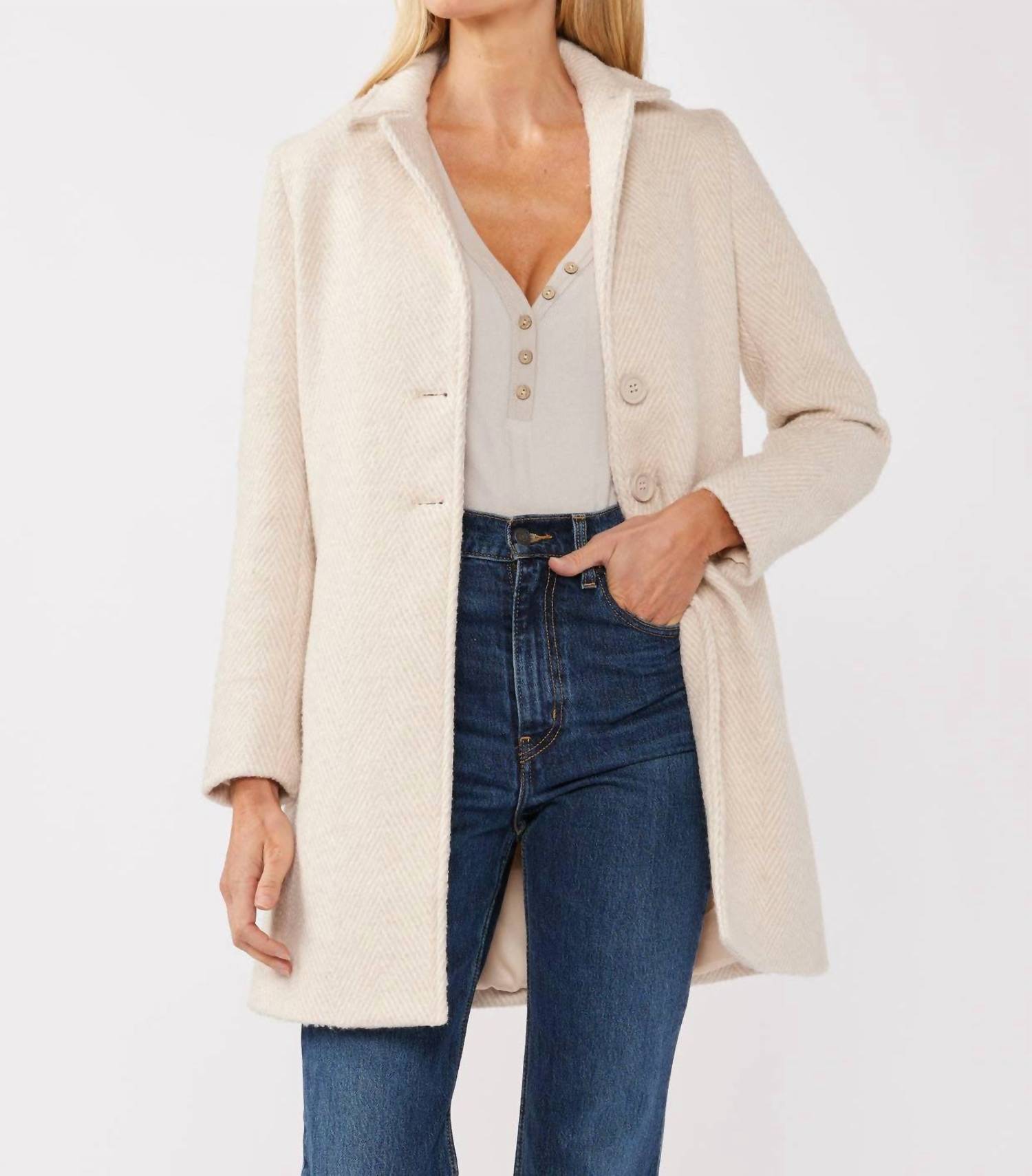 Lovestitch - Serena Chevron Coat