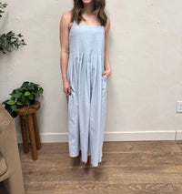 Wishlist - Cotton Pleated Bust Midi Dress