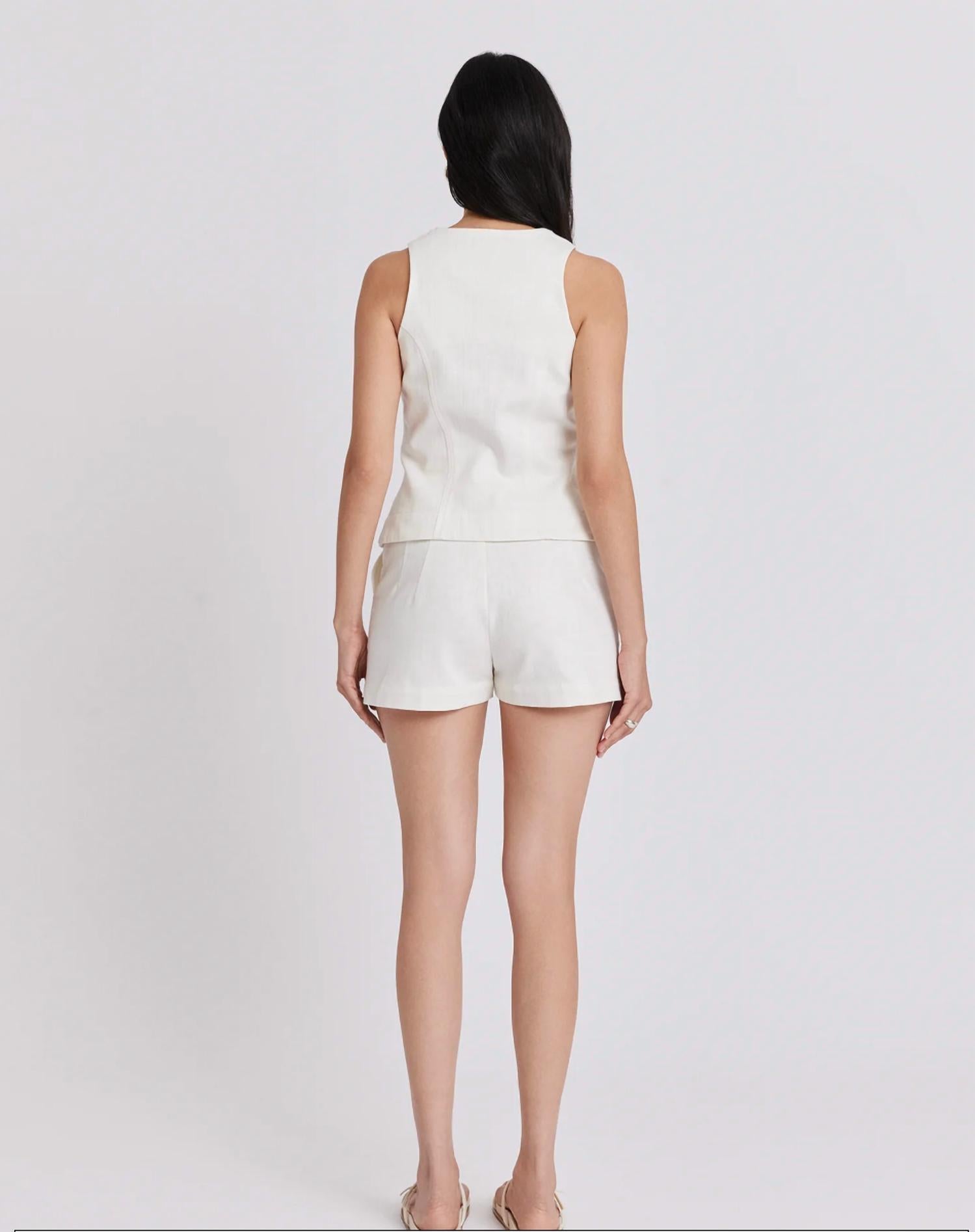Matthew Bruch - High-waist Denim Hot Short