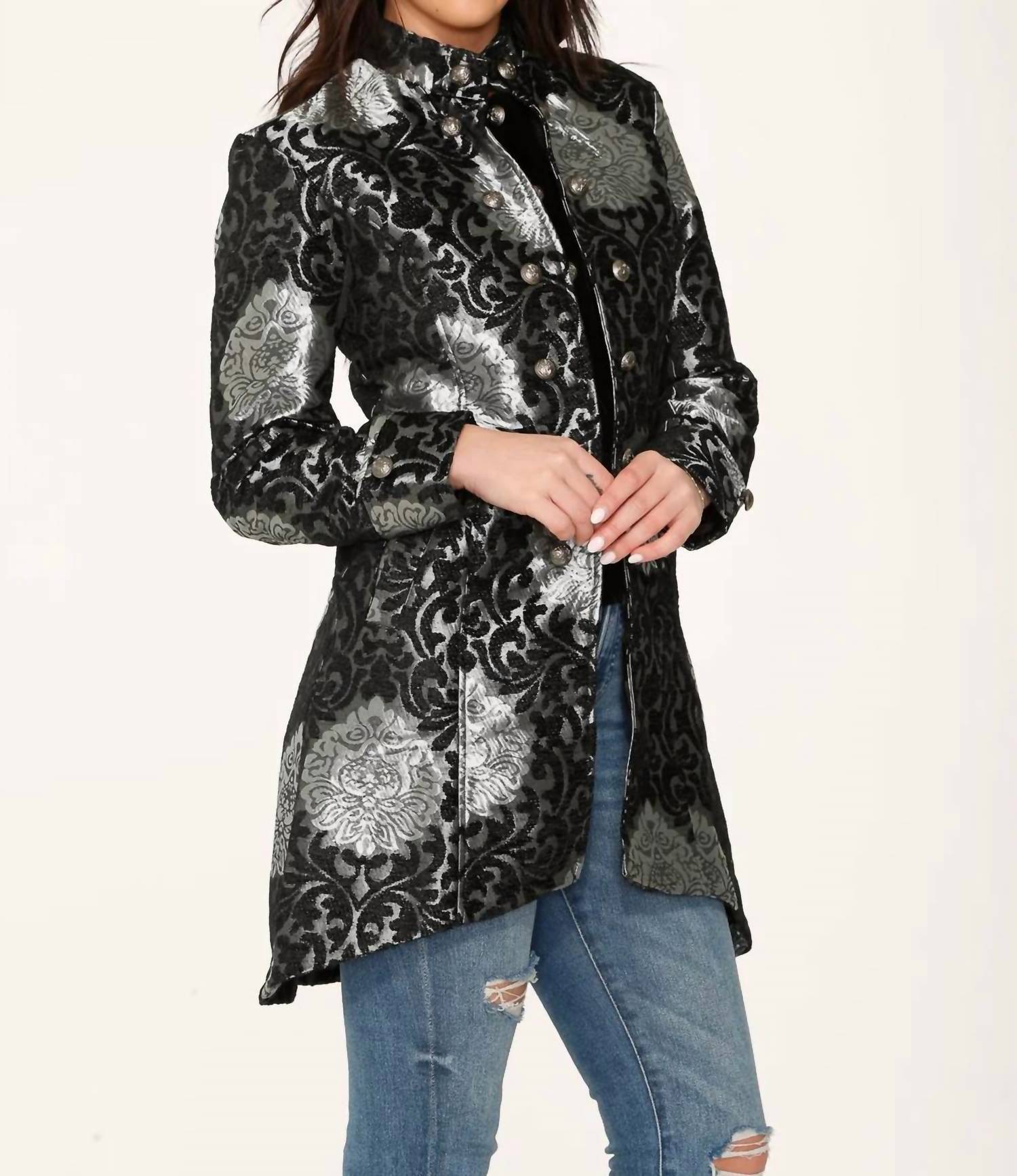 Orchid Bloom - Brocade Hilo Coat