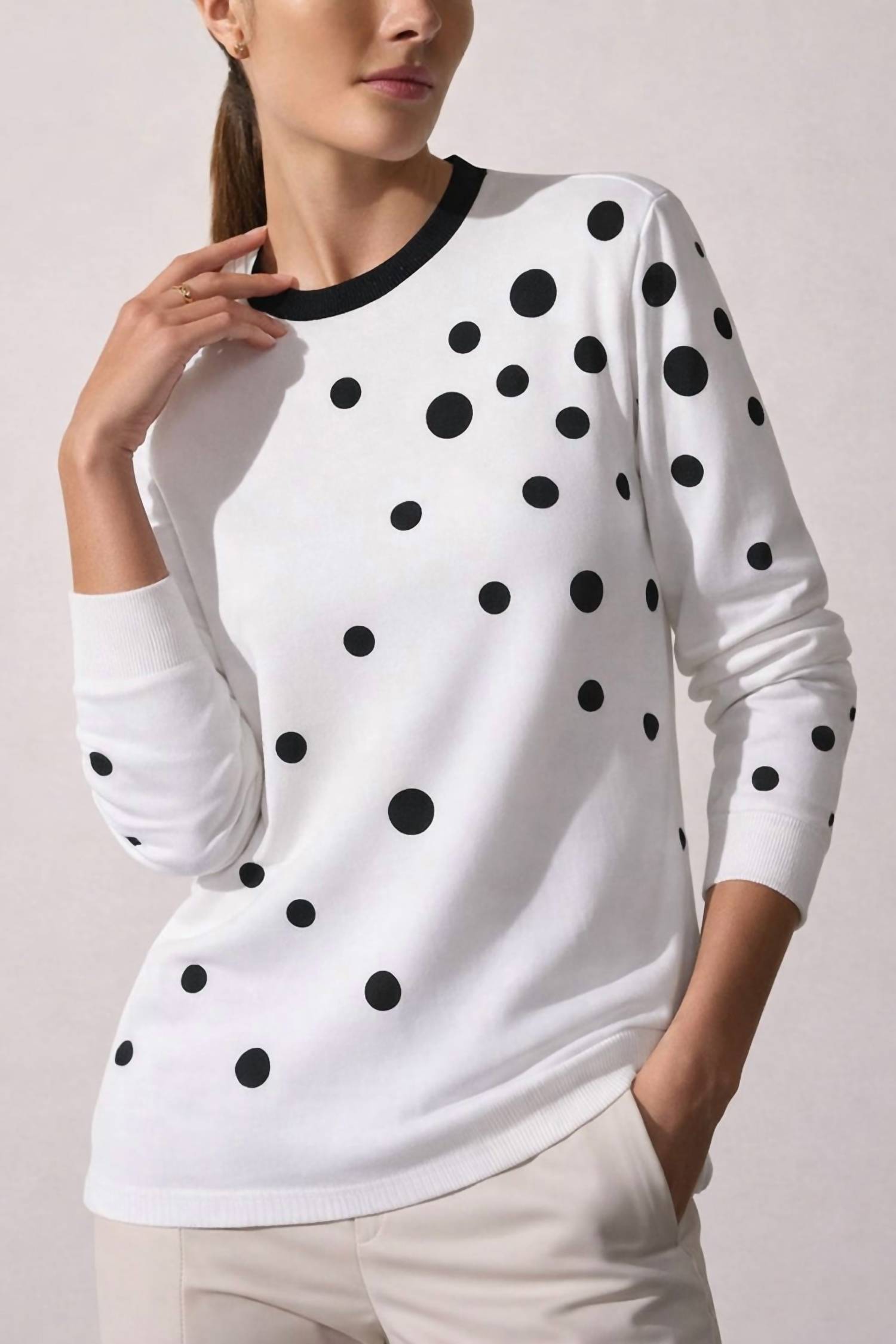 J'Envie/Eli - Toulouse Dot Sweater - Plus