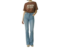 Ambar - No Way Printed Relaxed Fit T-shirt