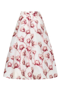 Milly - Noella Floral Midi Skirt