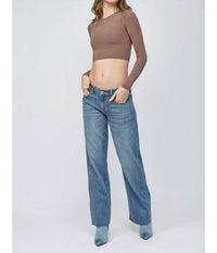 Hidden - Logan Mid Rise Dad Jean