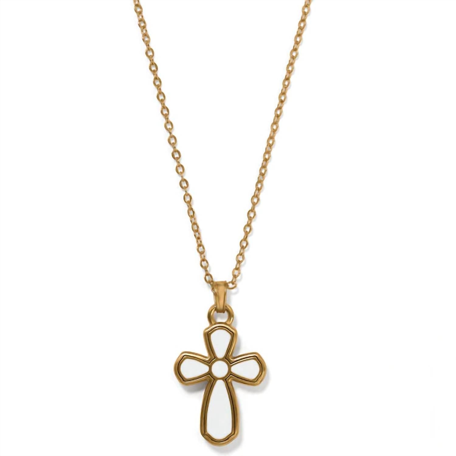 Brighton - Women's Majestic Imperial Cross Reversible Necklace