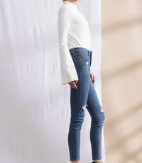 Lena - Marilyn Open Flare Sleeve Bodysuit