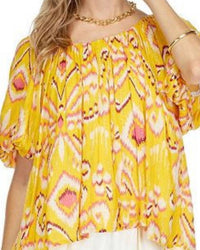 Joy Joy - Goldie Aztec Blouse