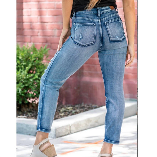 Judy Blue - Women's Distressed Boyfriend