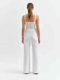 DAZE Far Out With Seaming Jeans in lamb - women's jeans - detail view