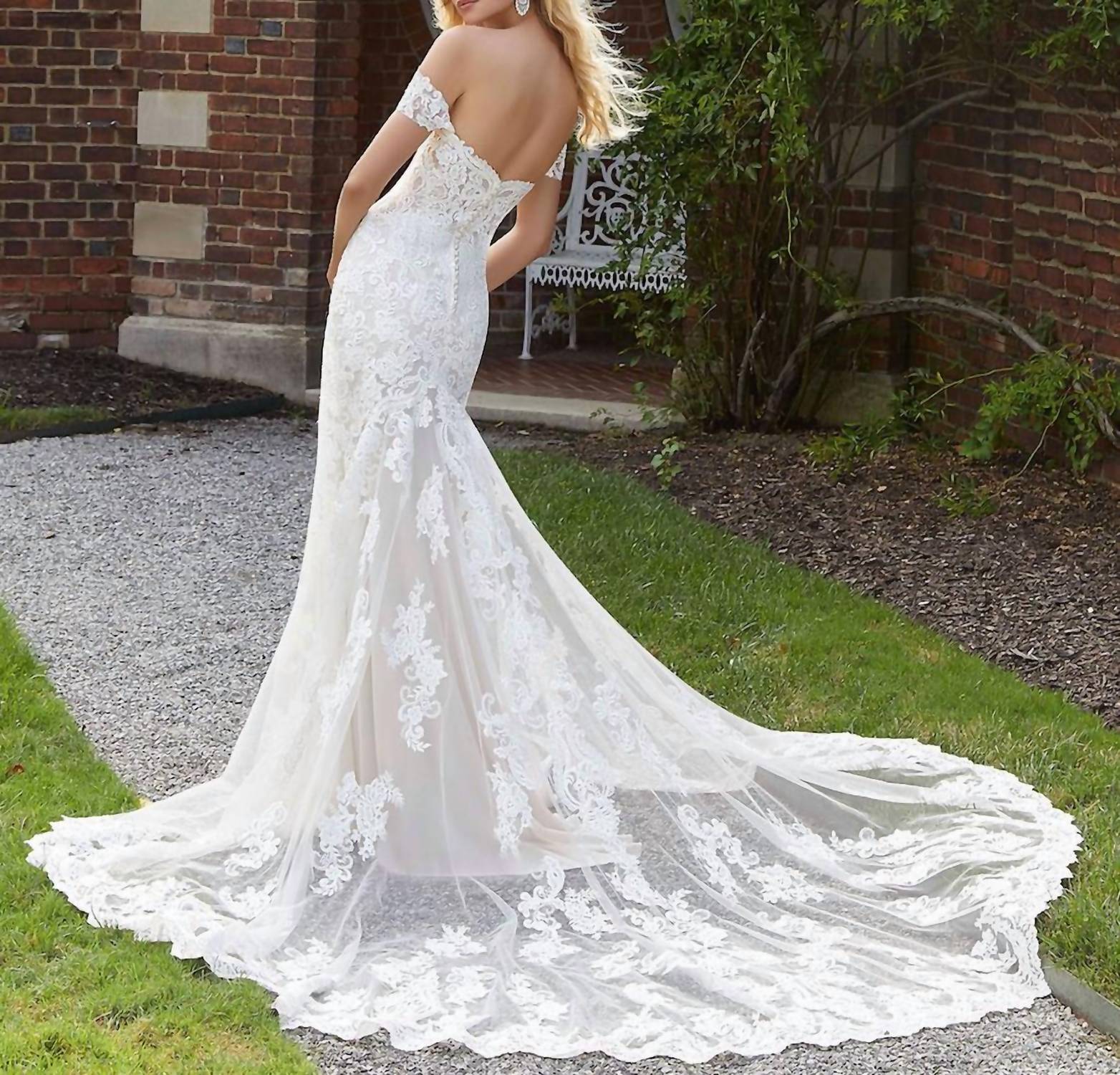 Morilee - Priyanka Frosted Alencon Lace Gown