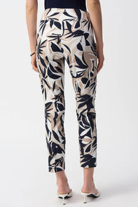 Joseph Ribkoff - Tropical Print Slim Fit Pants