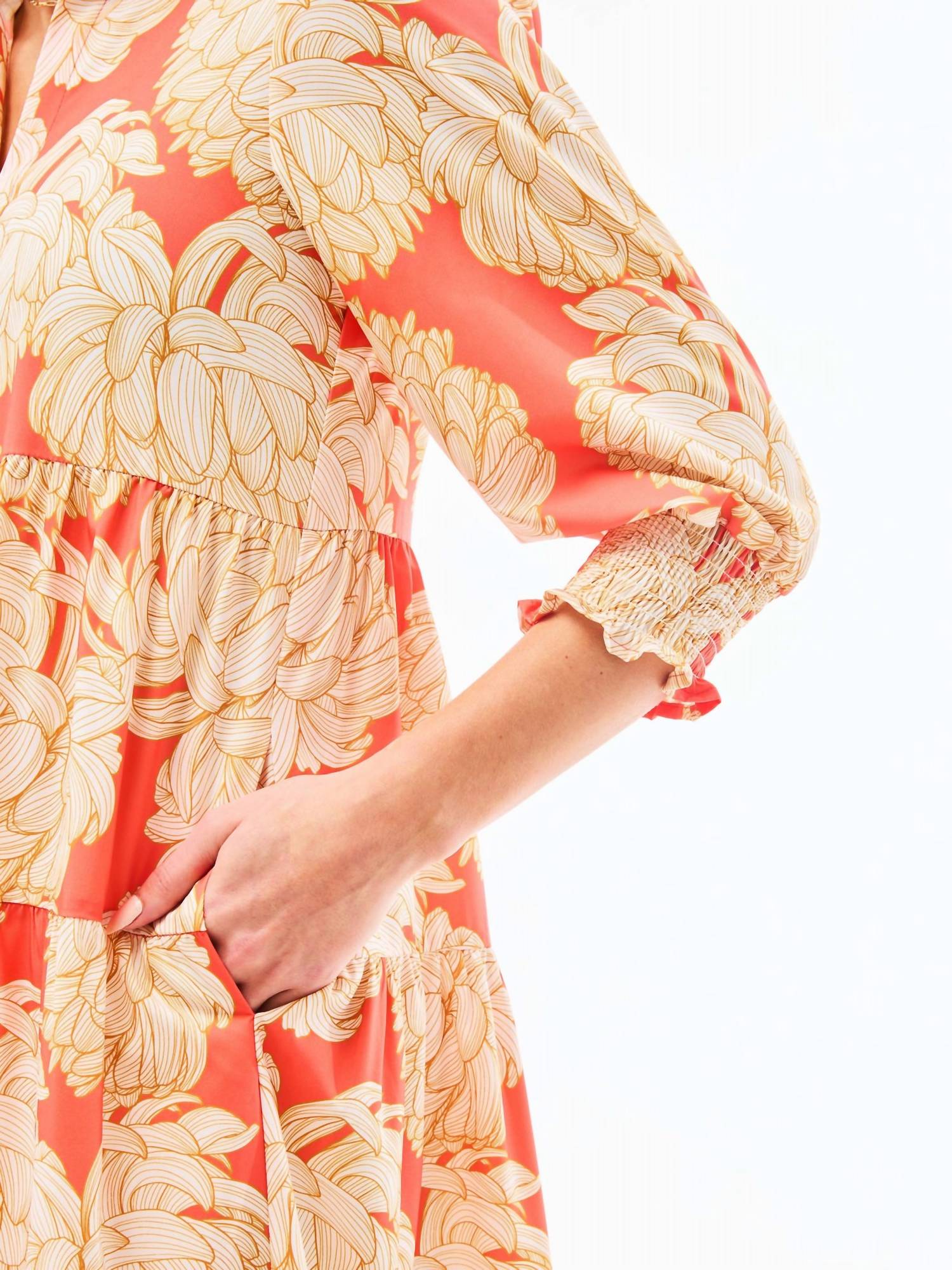 Mary Square - Eleanor Floral Midi Dress