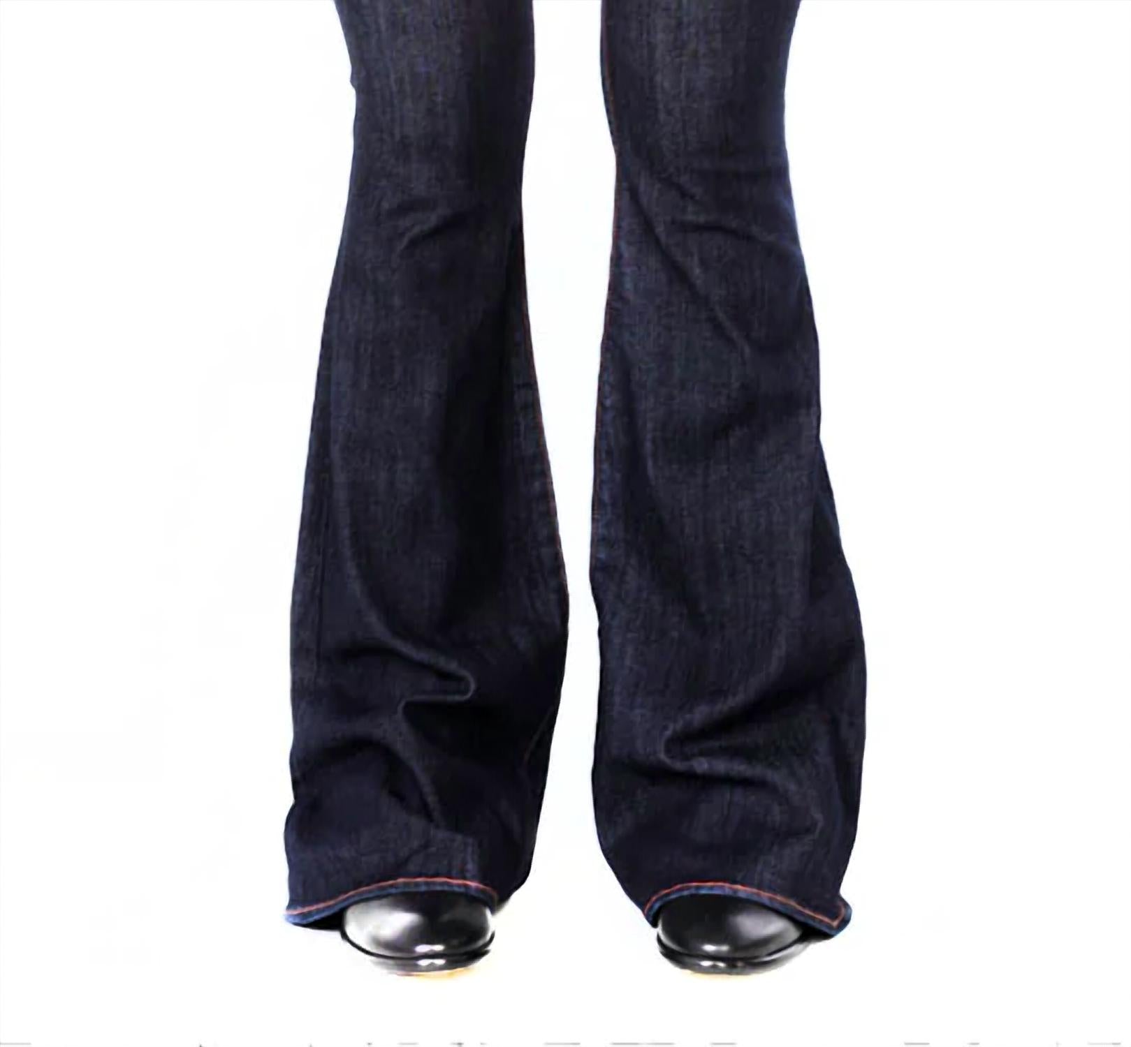 articles of society Faith Flare Jeans in snowmass - women's jeans - detail view