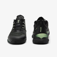 LACOSTE Men's Ag-lt23 Ultra Shoe in black light green - men's sneaker - detail view