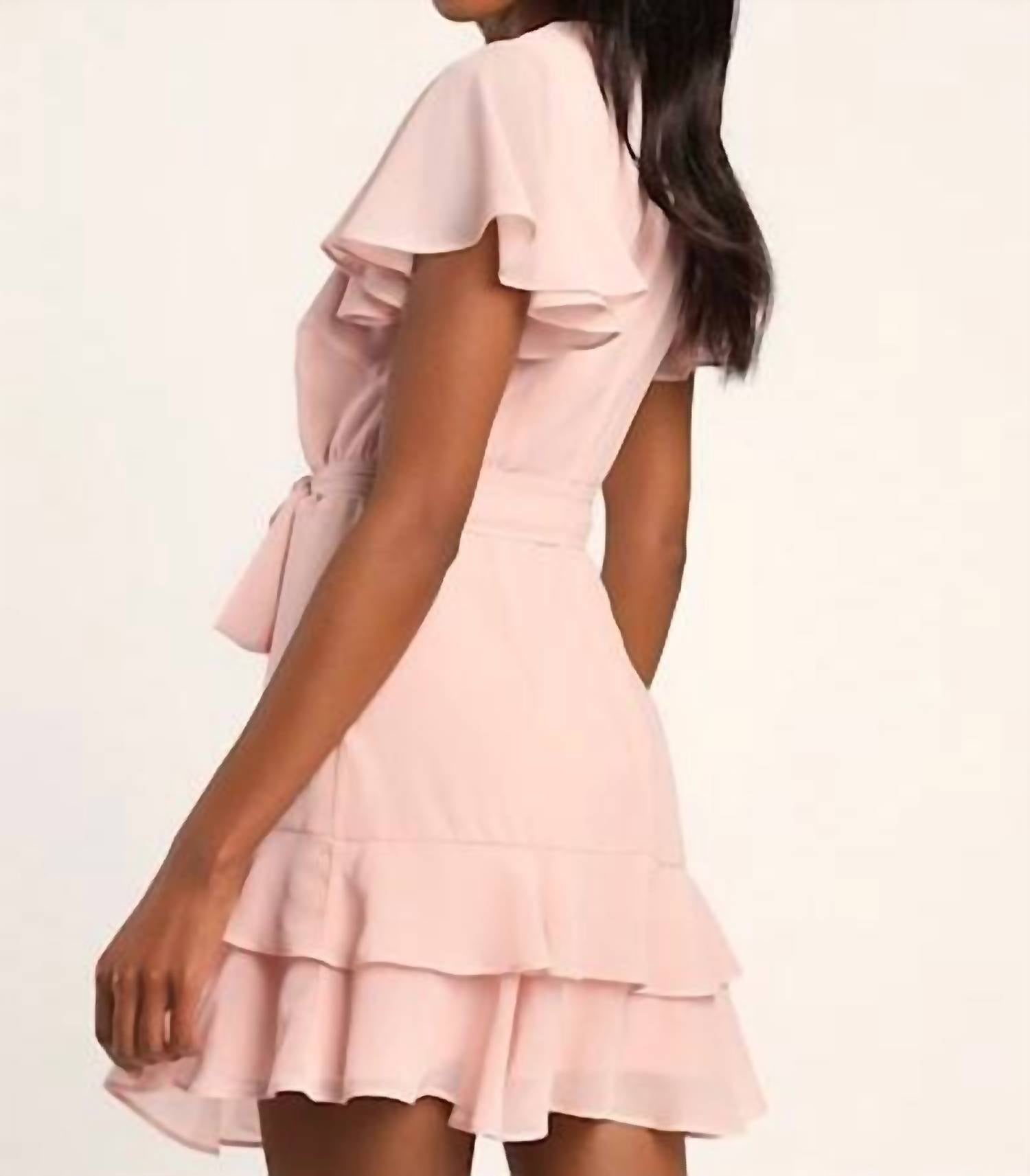 Lulus - Sweet Like You Ruffled Mini Dress
