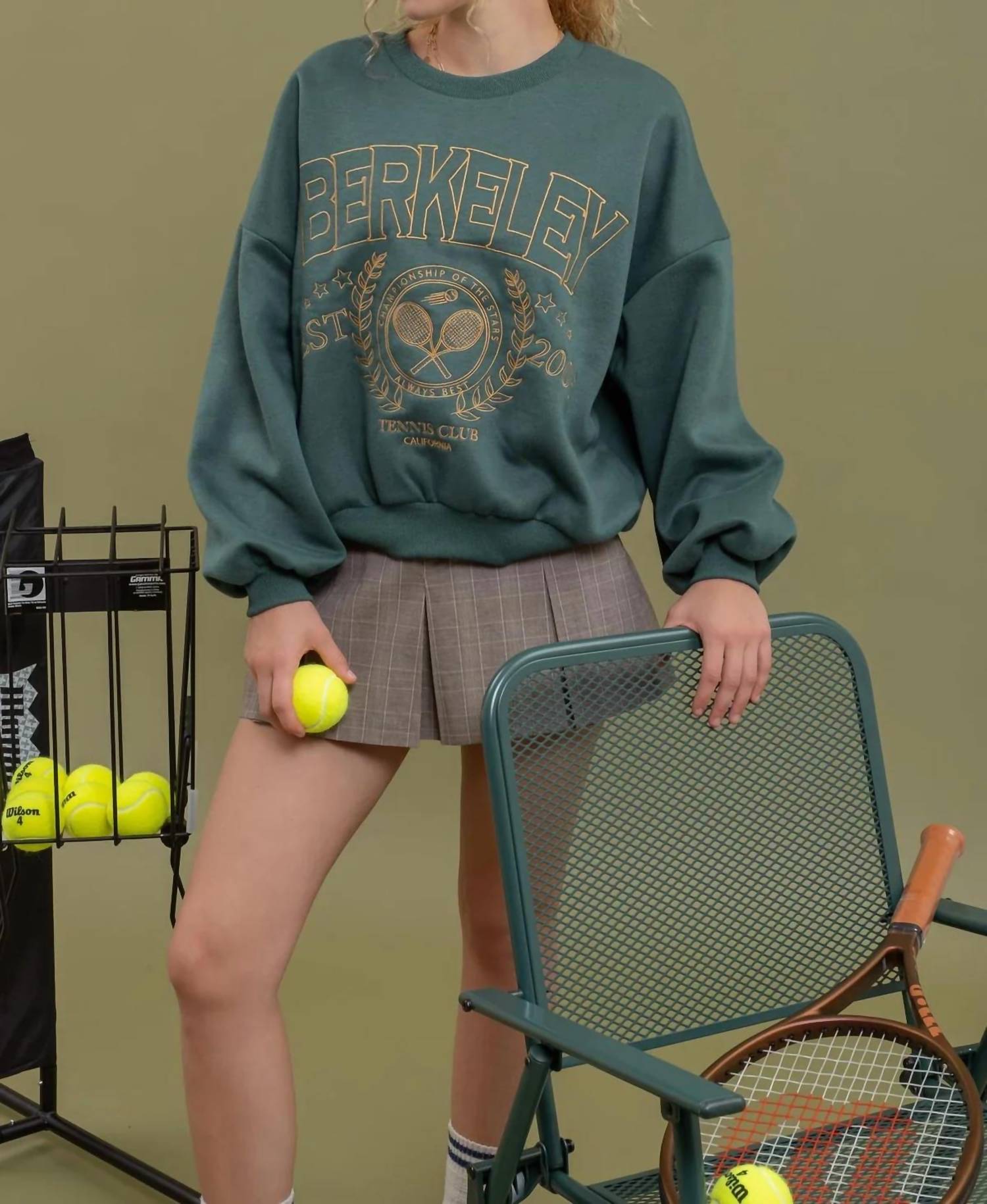 Blu Pepper - Tennis Club Sweatshirt