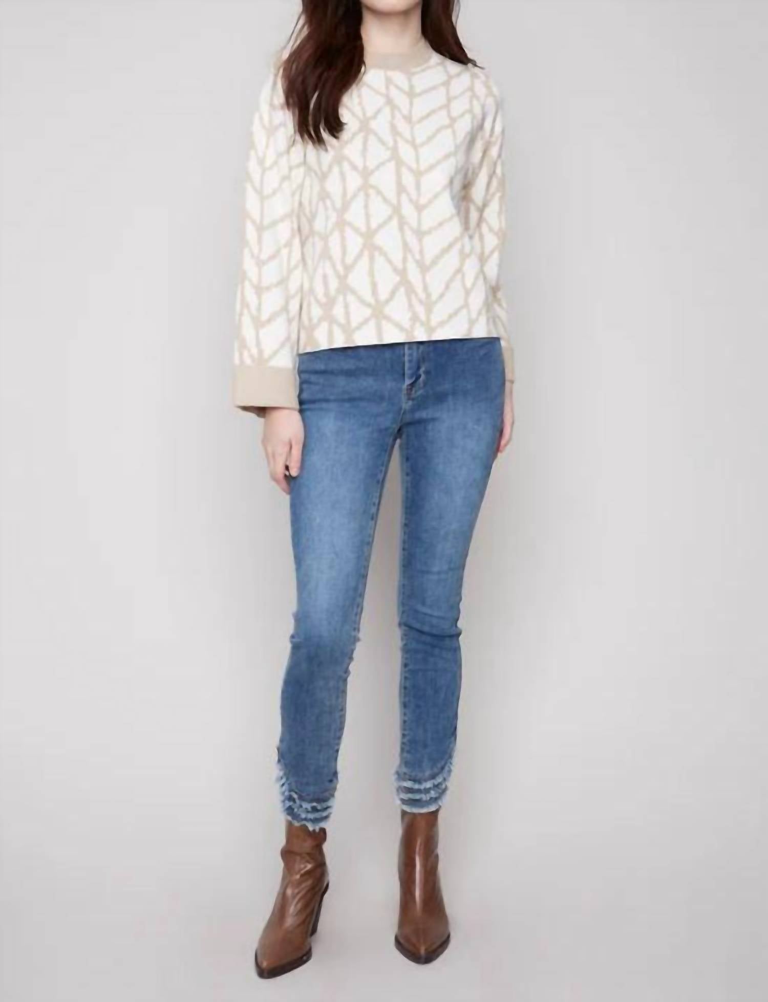 Charlie B - Jacquard Knit Sweater