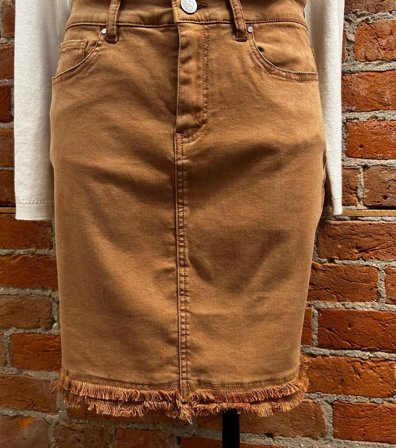 Renuar - Women's Raw-edge Skirt
