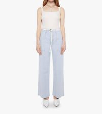 Mother The Spinner Utility Nerdy Jeans in shows on the road - women's jeans - detail view