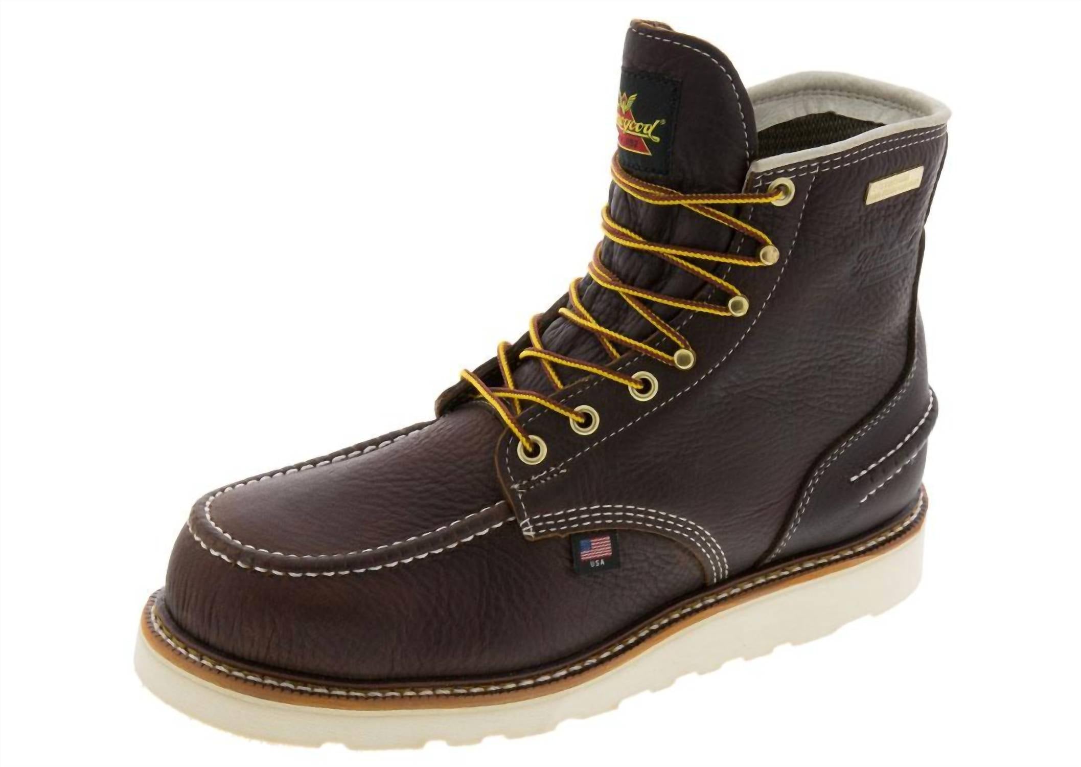 Thorogood - Men's Waterproof Usa Made Wedge 6" Moc-toe Work Boot