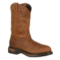 Rocky Men's Original Ride Steel Toe Boot in brown - men's boots - alternate view