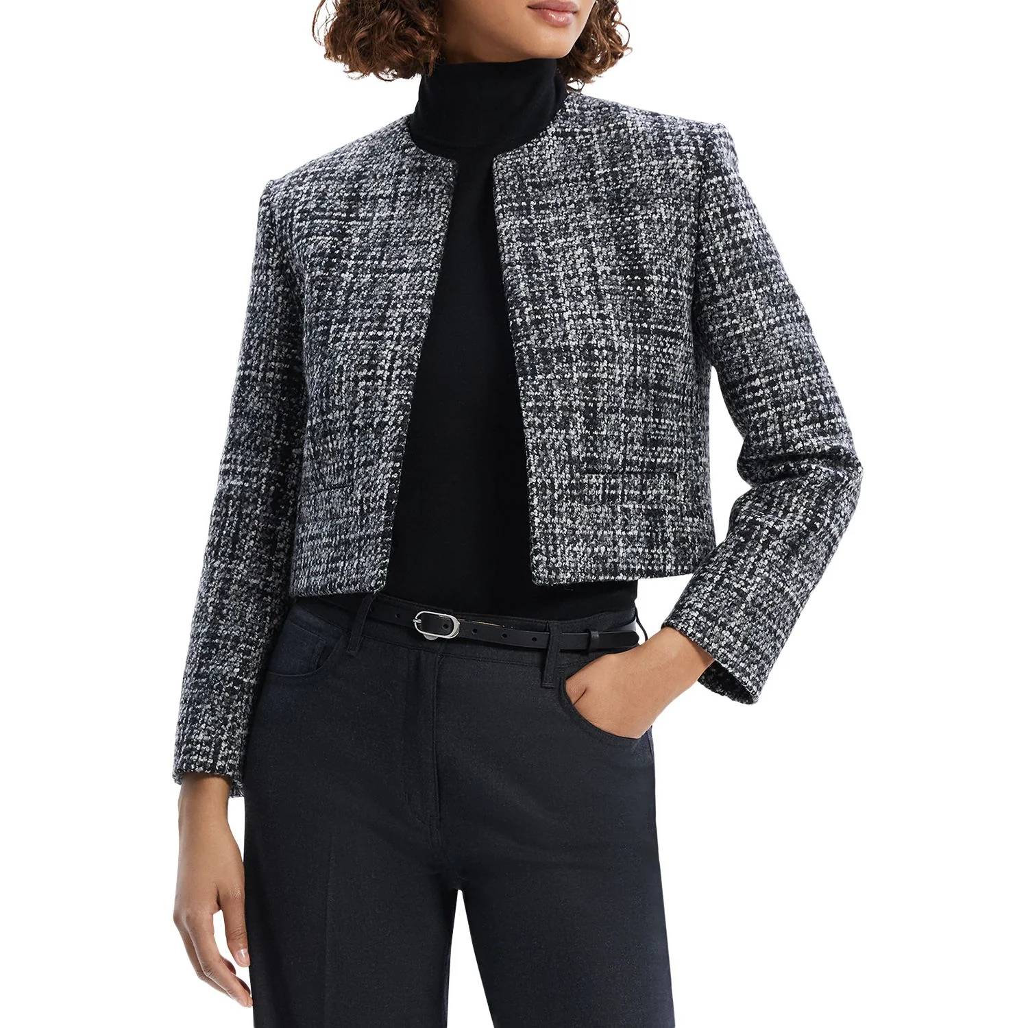 Theory - Tweed Clean Pocket Jacket