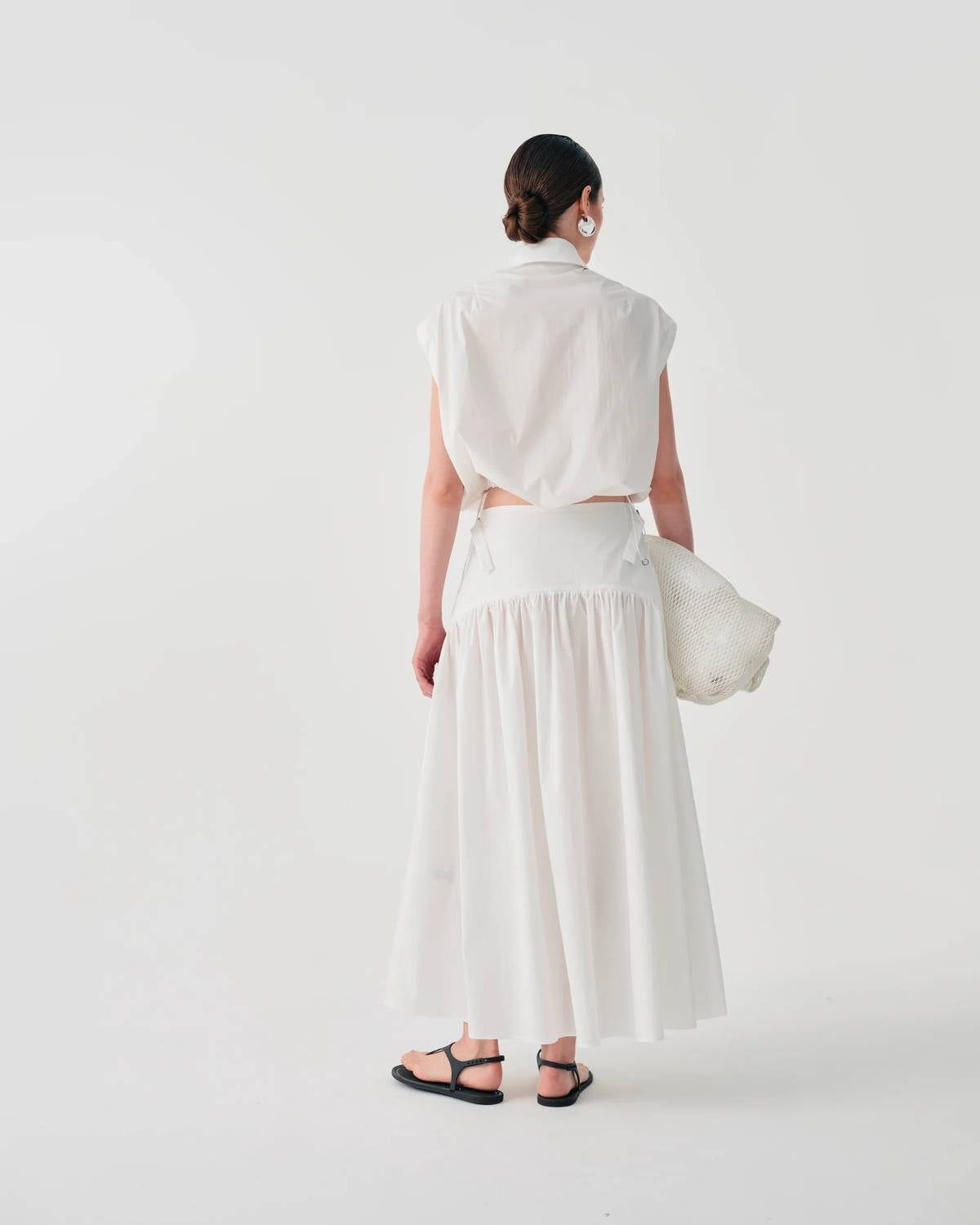 Beatrice .B - Midi Skirt With Side Buckles