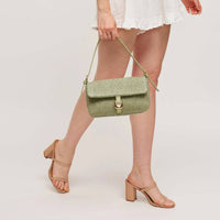 Urban Expressions - Women's Gloria Straw Crossbody Bag