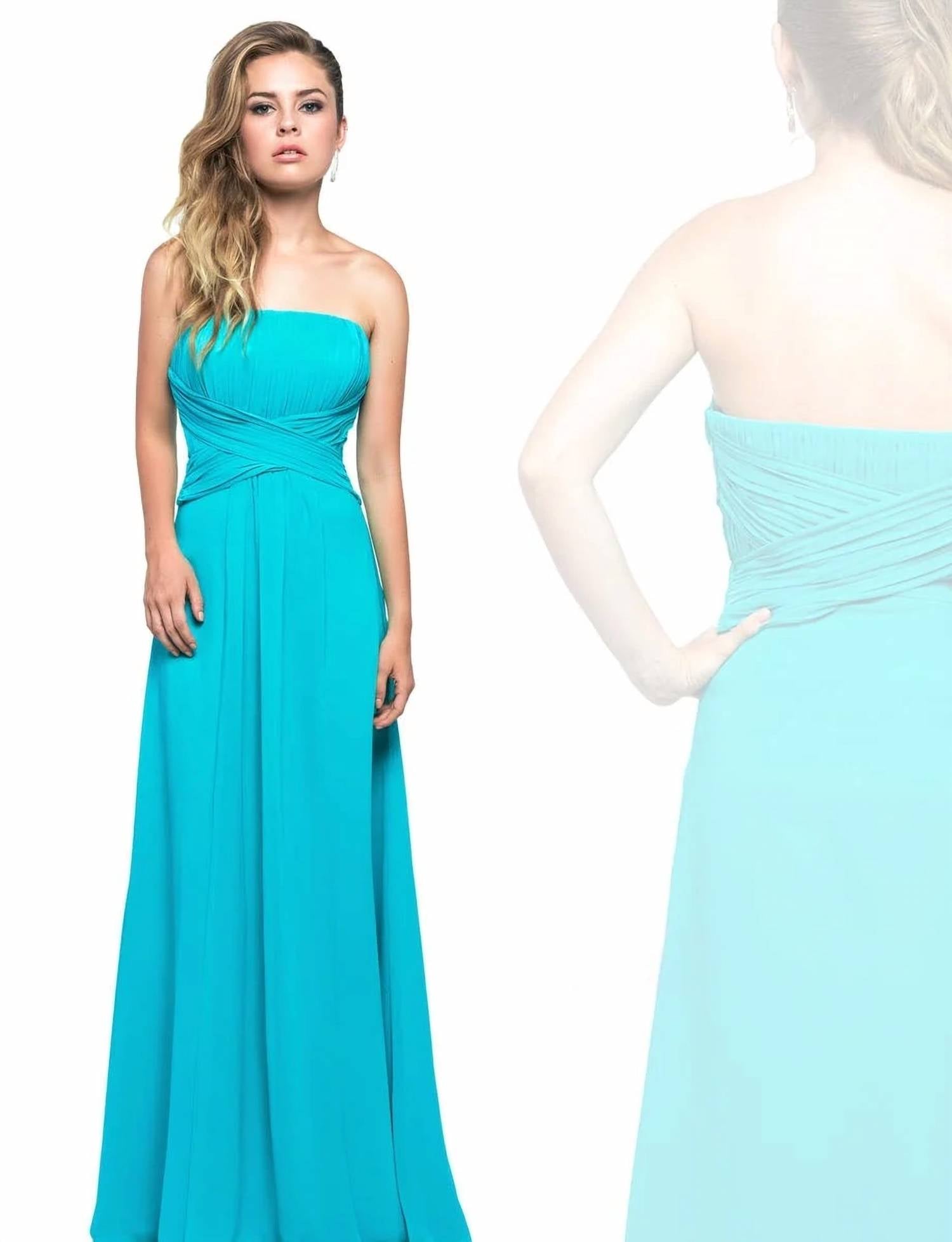 Last Dress - Serenity Drape Strapless Gown