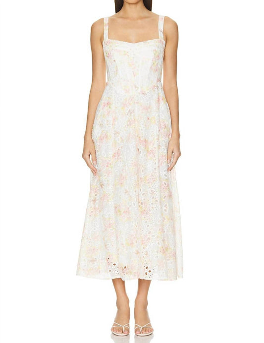 Bardot - Lilah Midi Eyelet Dress