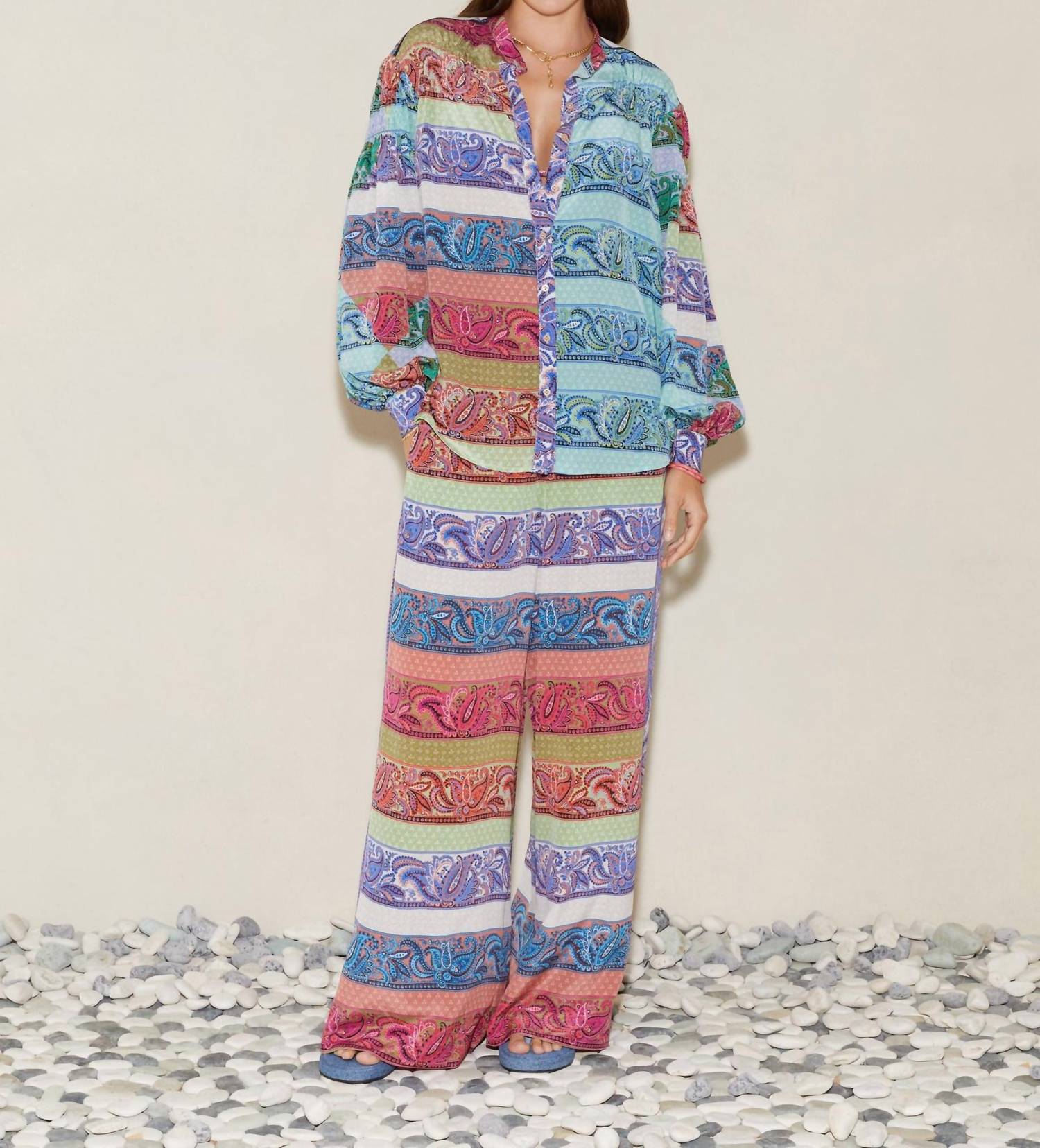 Boteh - Marseille Silk Smock Shirt