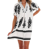 Umgee - Summer Story Print Mini Dress