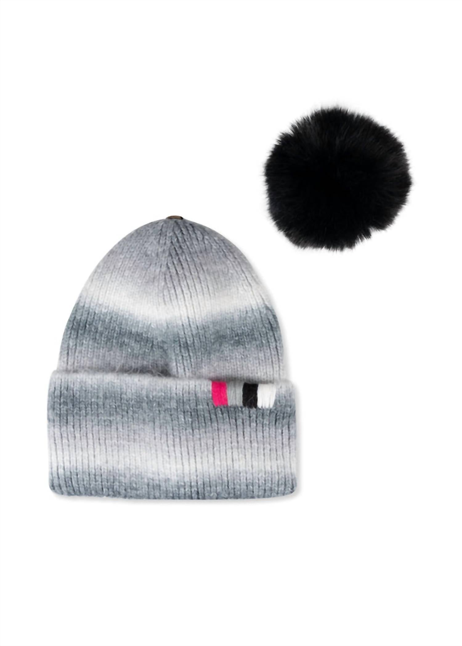 Haute Shore - City Beanie Faux Pom Pom