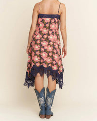 J.Nna - Jada Floral Print Midi Dress