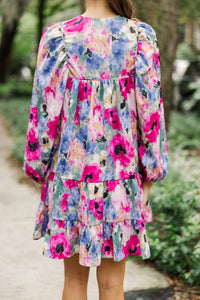 Entro - Orchid Floral Dress