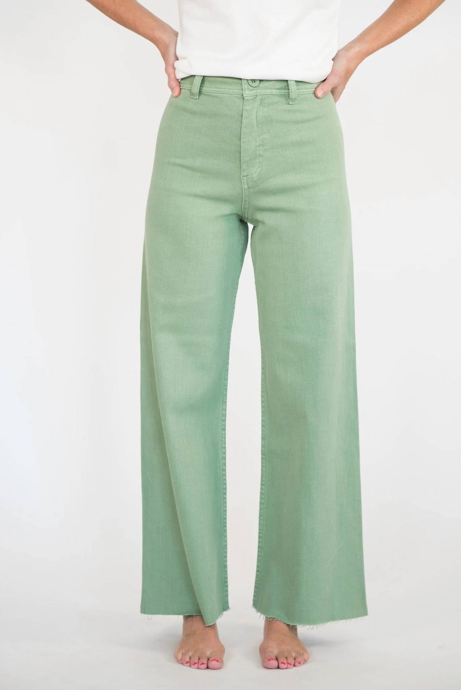 Miou Muse - Julena High Rise Wide Leg Pants