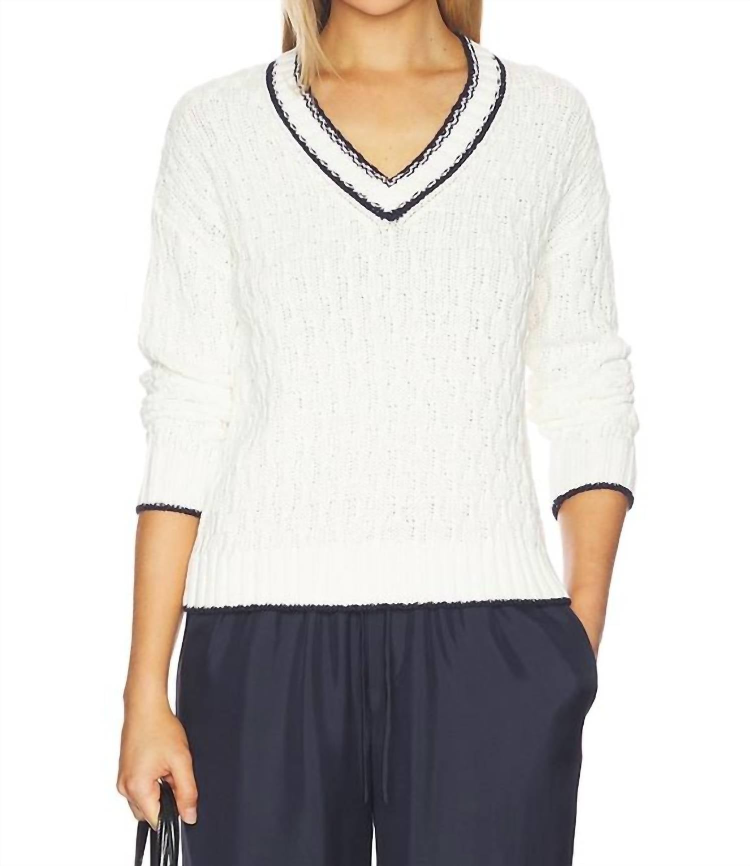 Stitches & Stripes - Flannery V-neck Pullover