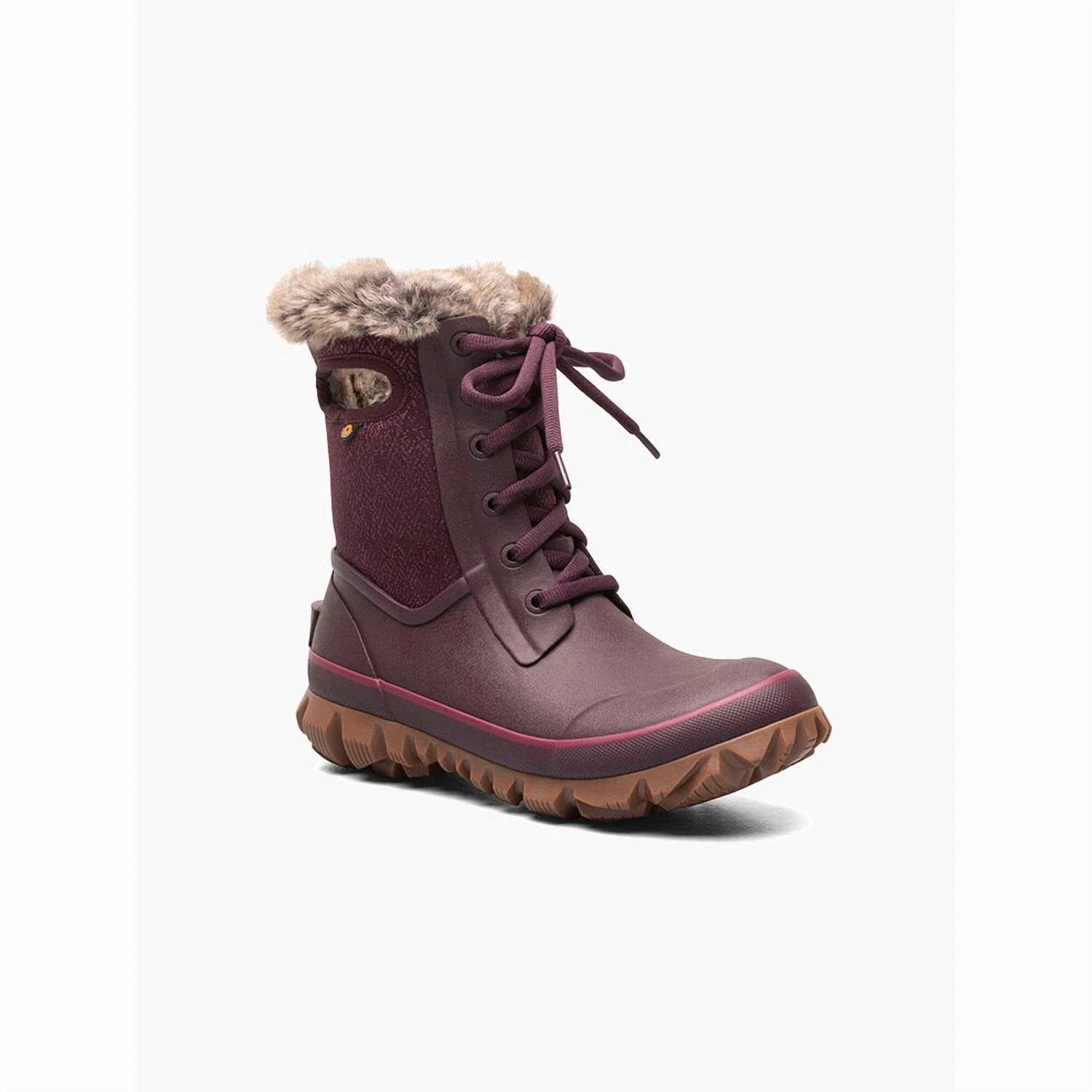 BOGS Women's Arcata Faded Winter Boots in wine - women's shoe