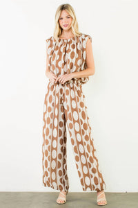 Thml - Circle Print Bubble Top