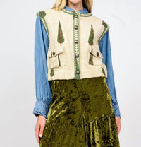 Ivy Jane - Tree Print Vest